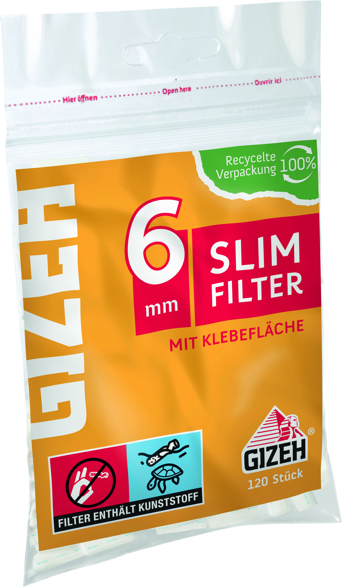 GIZEH BLACK® Active Filter - 10 Kartons mit je 34